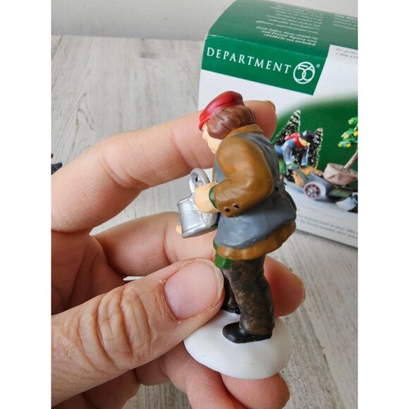 Dept 56 58458 Master gardeners tree planters people accessory Dickens cart - Picture 10 of 14